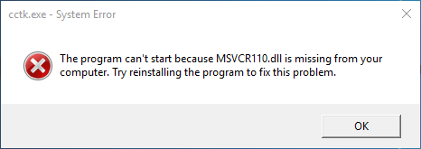 Msvcp110.dll отсутствует на компьютере — как скачать и исправить ошибку
