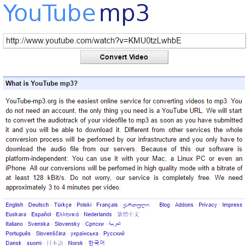 YouTube-mp3