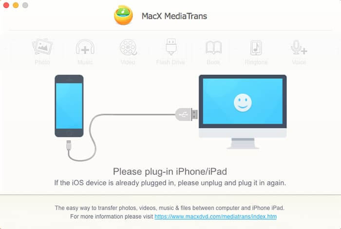 Передача фото между iPhone и Mac с помощью MacX MediaTrans