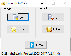 Как пользоваться утилитой для шифрования Encrypt On Click