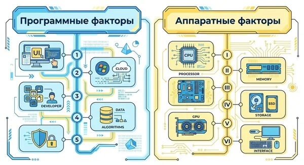 Какие аппаратные и программные факторы вызывают сбой Какие аппаратные и программные факторы вызывают сбой