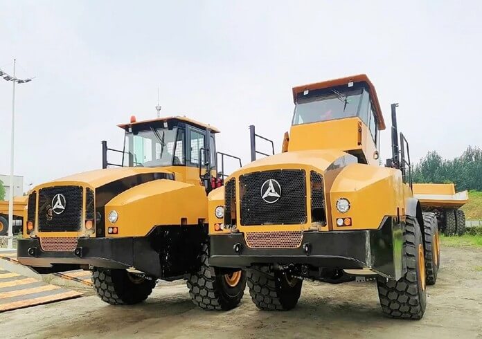 Характеристики сочленённых самосвалов