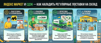 Яндекс Маркет и СДЭК - как наладить регулярные поставки на склад