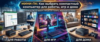 Мини-ПК: как выбрать компактный компьютер для работы, игр и дома