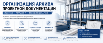 Организация архива проектной документации - хранение, регламент и технический архив