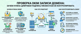 Проверка dkim записи домена - зачем нужна цифровая подпись писем и как её контролировать