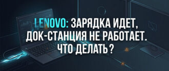 Lenovo заряжается, но не видит док-станцию: что делать